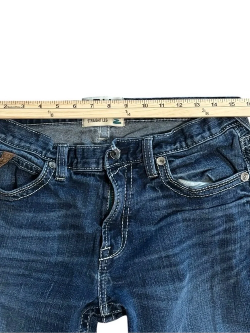 Ariat Men's M7 Silverton Dark Blue Straight Leg Jeans - Picture 8 of 16